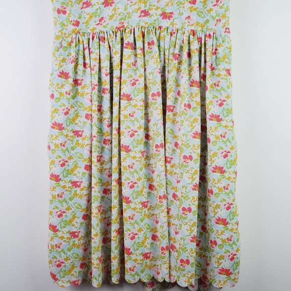 Matilda Jane Hello Lovely Poppy Field Scallop Pocket Flower Dress Sz 6 - Picture 8 of 13